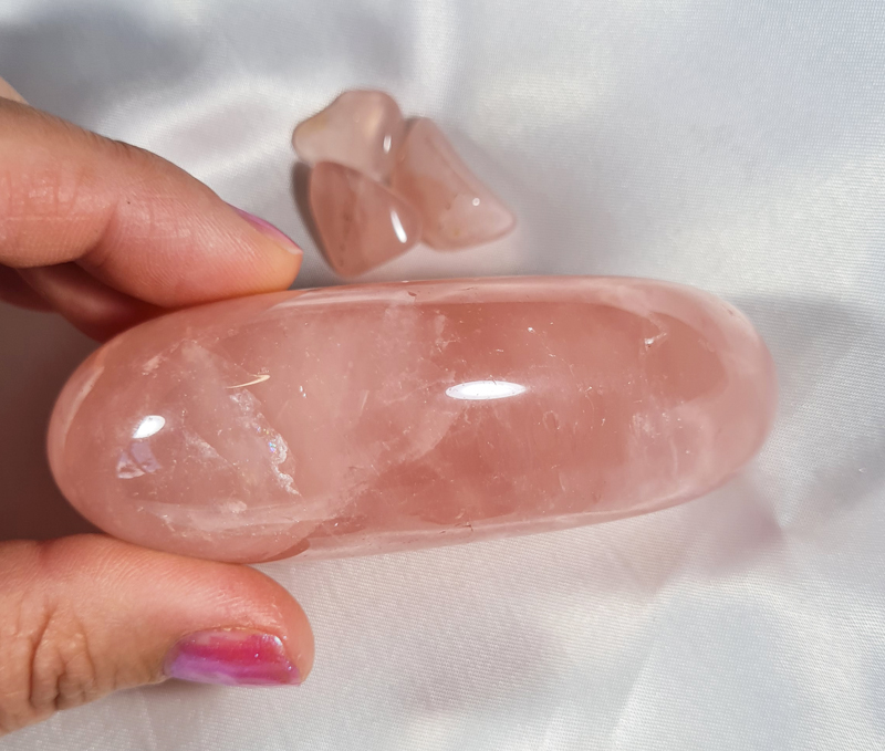 Rozenkwarts 8,5 cm A+ Jumbosteen Zuid - Afrika no.8