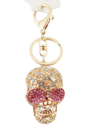 Sleutelhanger - Skull strass