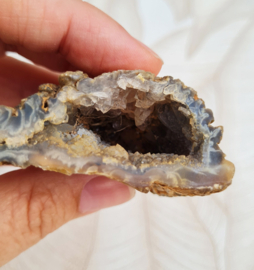 Agaat Geode Druzy Brazilië no.5 - 6 cm
