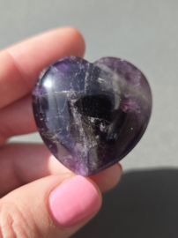 Amethist Edelsteen Hart 4 cm AA