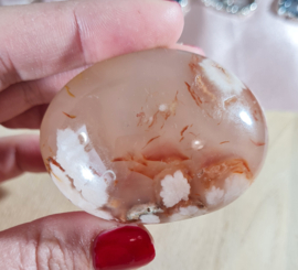 Bloemagaat Edelsteen Handsteen - no.3 - 6 cm