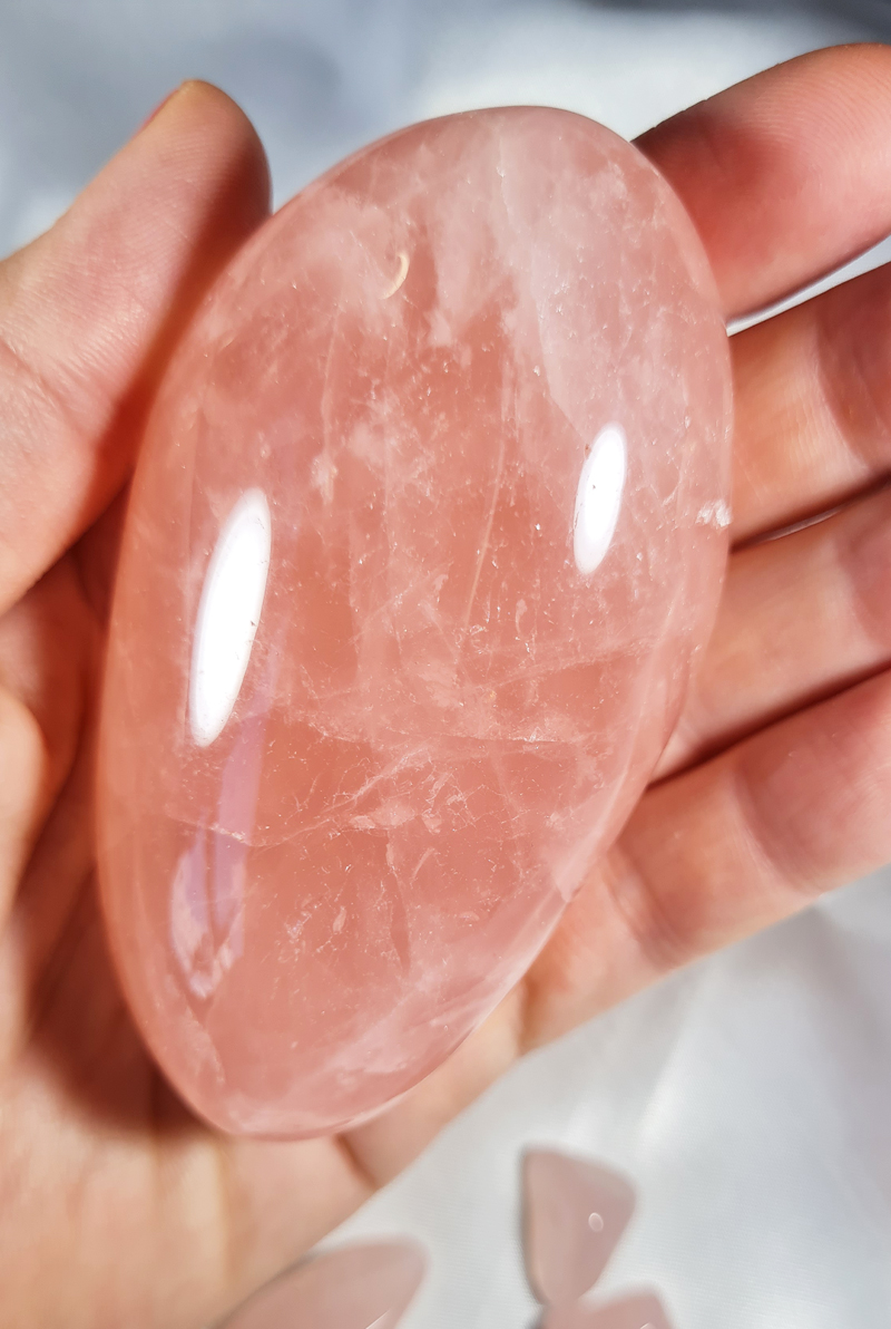 Rozenkwarts 8,5 cm A+ Jumbosteen Zuid - Afrika no.8