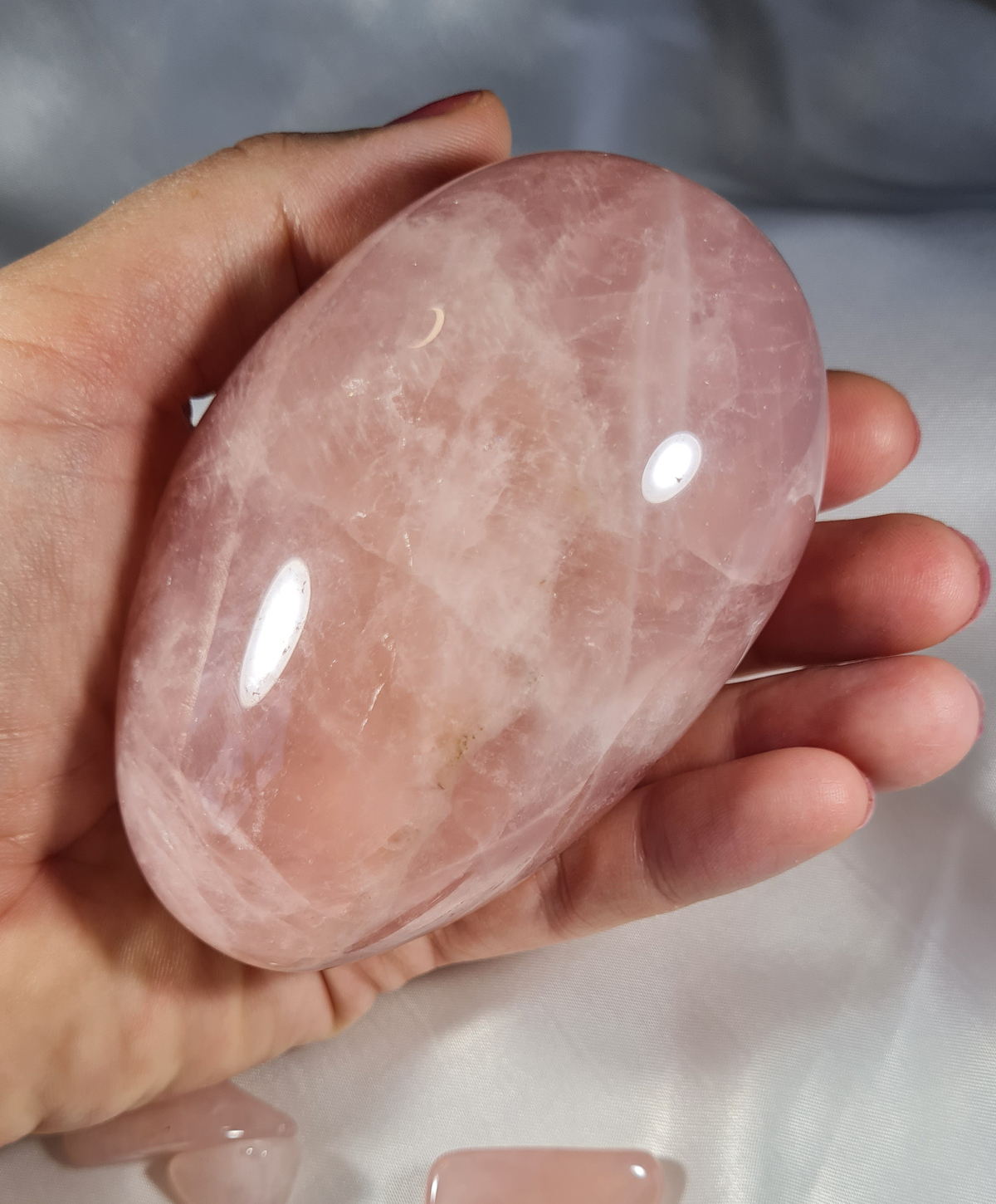 Rozenkwarts A+ 9,5 cm Jumbosteen Zuid - Afrika no.1