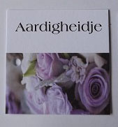 Klein kaartje - Aardigheidje - 7 cm