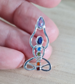 Hanger Chakra Meditatie Zilver