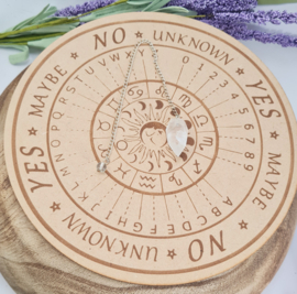 Pendelbord - Astrologie - gegraveerd - 20cm