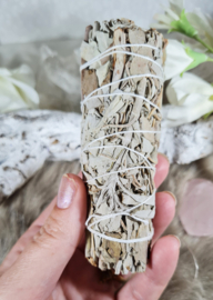 Witte Salie met Citroengras Smudgestick 10,5 cm