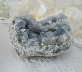 Celestien Cluster Geode - 10cm - Blauw