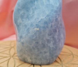 Blue Calcite - Flame - no.1 -12cm