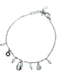 Bedelarmband Sea - Roestvrij Staal - Zilverkleur
