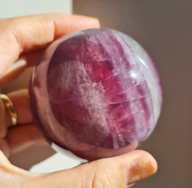 Fluoriet Regenboog Edelsteen Bol no.12