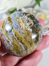 Oceaan Jaspis Handsteen no.1 Edelsteen