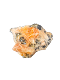 Bariet met Cerussiet Edelsteen Cluster - 5cm - Marokko div. soorten