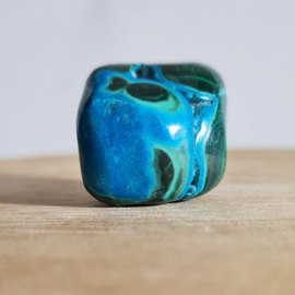 Chrysocolla Malachiet Trommelsteen no.1 - 2 cm