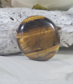 Tijgeroog Platte Steen no.7 - 3,5 cm Edelsteen