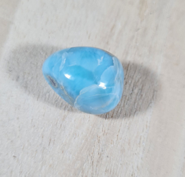 Larimar Trommelsteen - no.7 - 1,7 cm