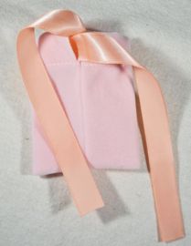 Cadeauzakje Fluweel 9 cm Roze