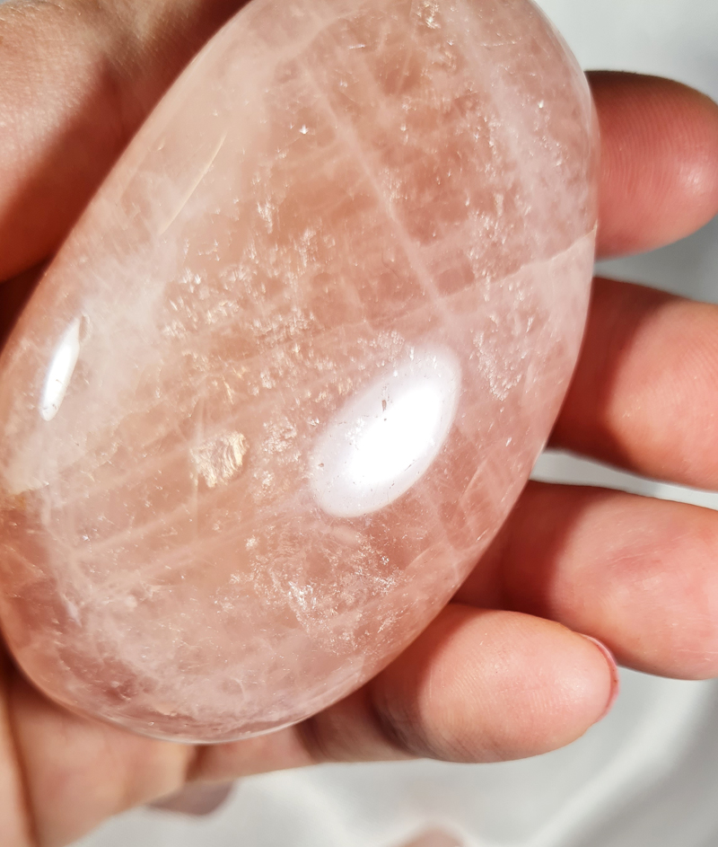 Rozenkwarts A+ 7,5 cm Jumbosteen Zuid - Afrika no.19