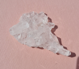 Bergkristal Edelsteen Cluster- Brazilië - Extra - no.15 - 6,5 cm