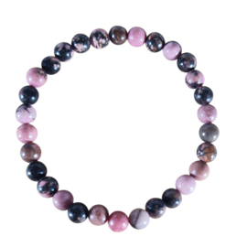 Edelsteen Armband Rhodoniet Kogelarmband 6 mm