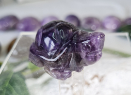 Schildpad Amethist Edelsteen - 4 cm