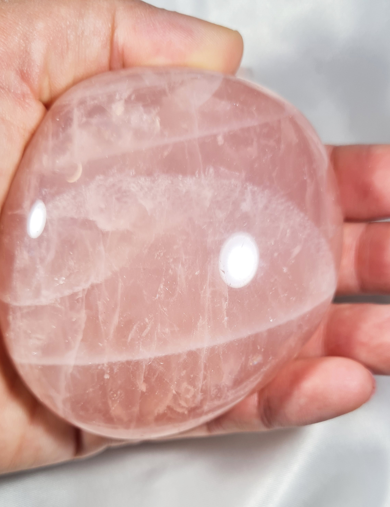 Rozenkwarts A+ 8,5 cm Jumbosteen Zuid - Afrika no.10