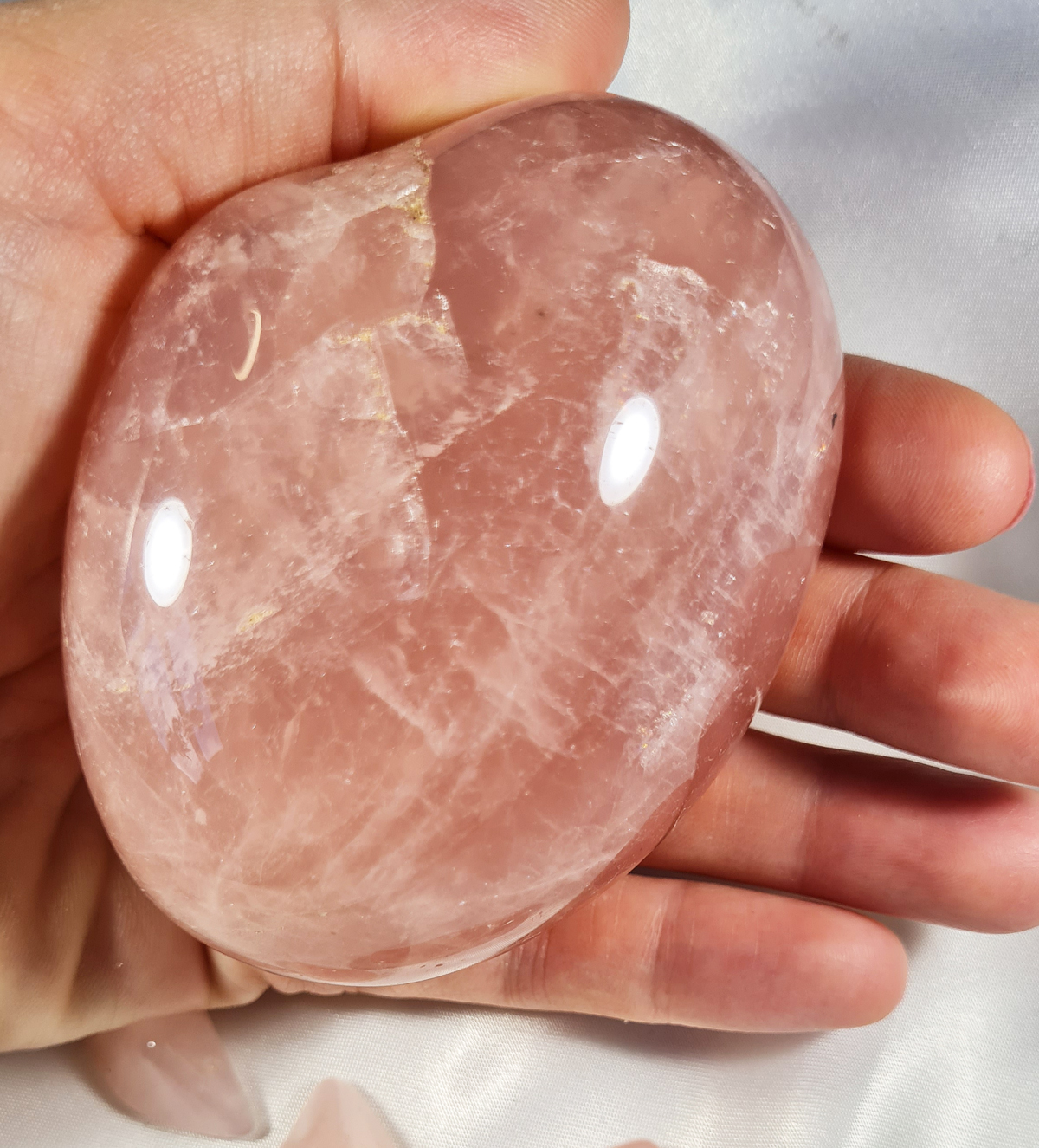 Rozenkwarts A+ 8,5 cm Jumbosteen Zuid - Afrika no.2