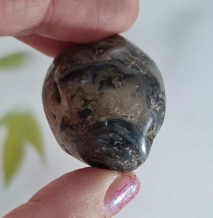 Agaat Geodine - trommelsteen - no.2 - 3,5 cm