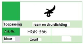 Kommerling 9004 Zwart rol (25 M)