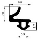 Veka 112.072 Zwart volle doos (400 M)