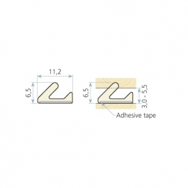Q-lon 3117 met zelfklevende strip (25 meter)