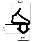 Veka 112.030 Zwart volle doos (300 M)