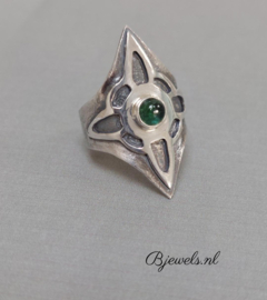 Zilveren ring "medieval 2.0"
