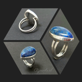 Zilveren ring met Lapislazuli