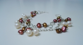 Armband "Bronze pearl"