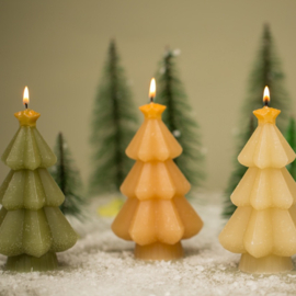 Kerstboom kaars ster 'Thijm'
