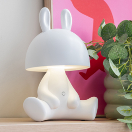 Oplaadbare tafellamp 'Bunny' wit