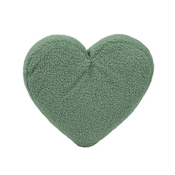 Kussen 'Hart' groen