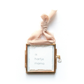 Hanger lijstje 'Ik hartje mama'