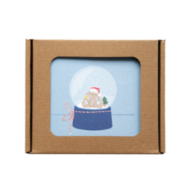 Set kerstkaarten 'Pastel' (8 st.)