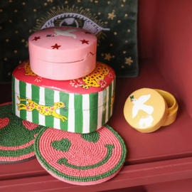 Opbergdoosje 'Dove' medium roze