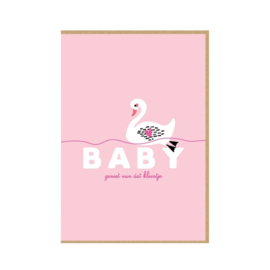 Babykaart 'Geniet van dat kleintje' meisje