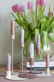 Kandelaar LINEA dusty rose S
