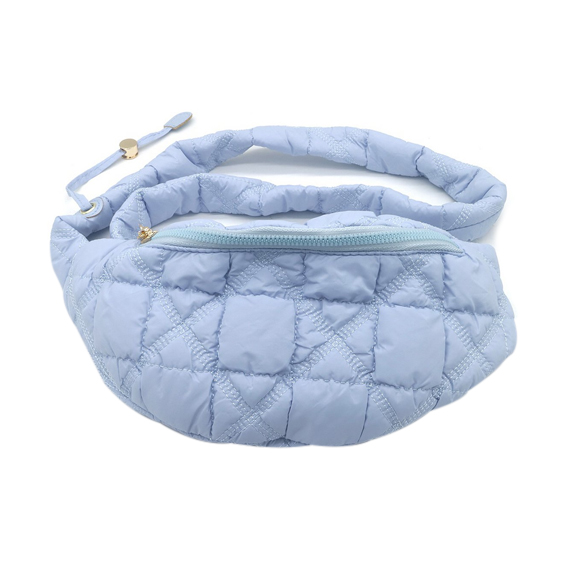 Puffer bag blauw