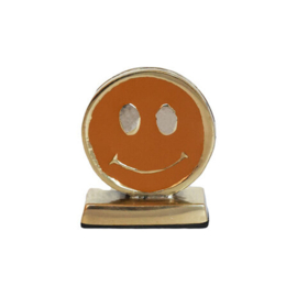 Kaarthouder 'Smiley' oranje