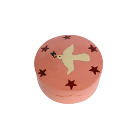 Opbergdoosje 'Dove' medium roze