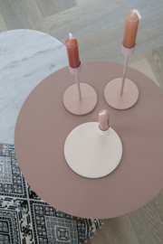 Kandelaar LINEA dusty rose S