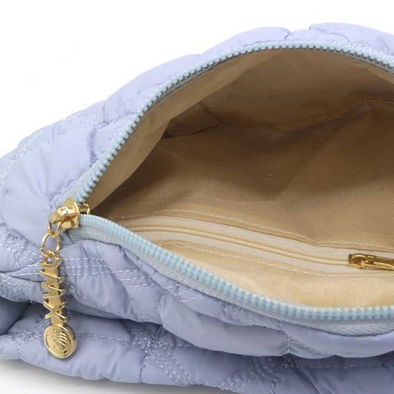 Puffer bag blauw