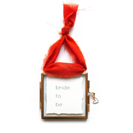 Hanger lijstje 'Bride to be'