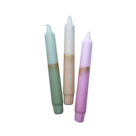 Set kaarsen 'Golden spring' (3 st.)
